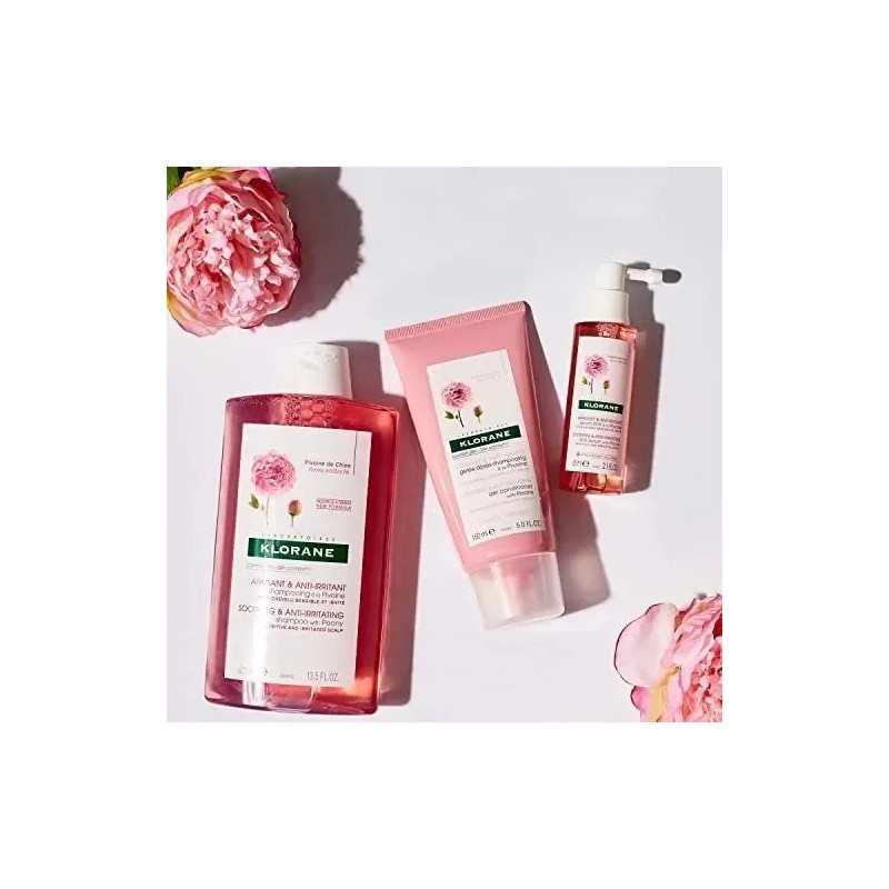 Klorane Champú Con Peonía, Alivio Calmante Para El Cabello