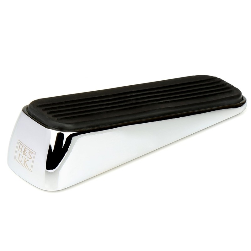 H&S 2 Door Stop Stopper Heavy Duty Stainless Steel Door