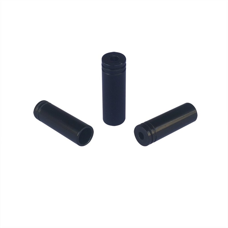 Lotatheta 10 PCs Each Black Bike Brake Cable Tips Caps