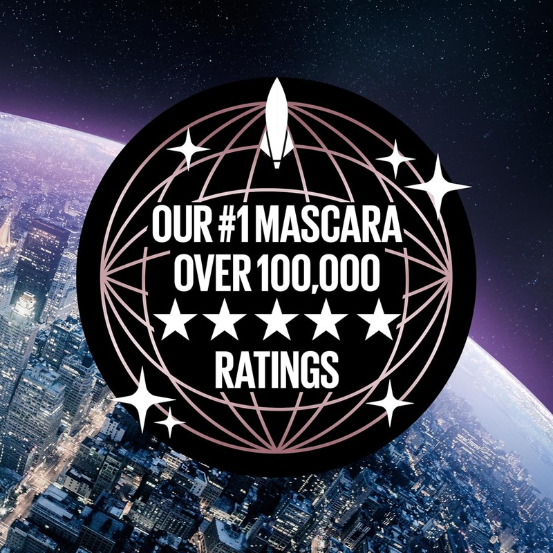 Maybelline Sky High Cosmic Black Máscara de Pestañas, Dura 24H,