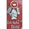 Keyring "I Love You!", red