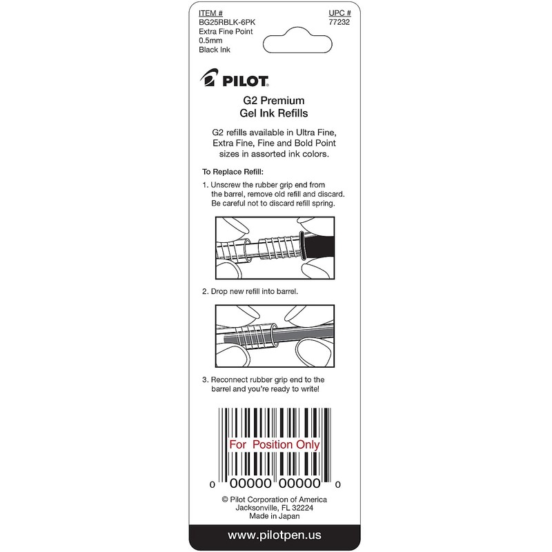 Pilot 77232 Q7, G2 Ltd, G2 Pro, Precise Gel Begreen,