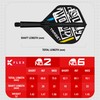 Target Darts Chris Dobey K-Flex Flight and Shaft System No.
