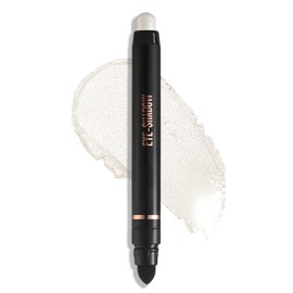 Erinde Lápiz De Sombra De Ojos de dos Puntas en Blanco Brillante, 01  Resistente al Agua y Larga Duración, Sombra De Ojos en Crema Con Acabado...     