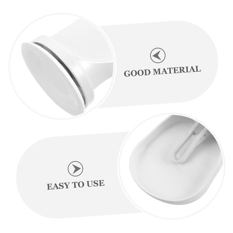 Baluue Shower Foot Rest Suction Cup Bathing Foot Pedal for