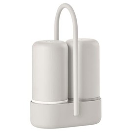 Zone Denmark Singles Salt and Pepper Set Salt and Pepper Set, 6.5 x 3.3 x 8.9 cm, Warm Grey