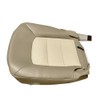 Mievlyo Driver Side Bottom Replacement PERF Leather Seat Cover Tan