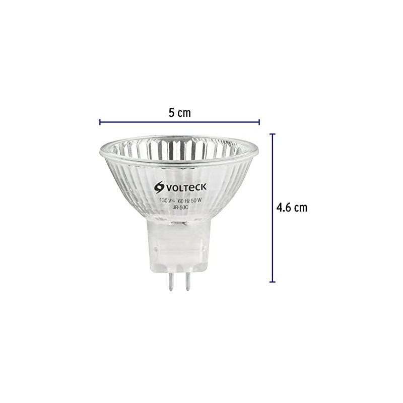 Volteck JR-50C, Lámpara de halógeno