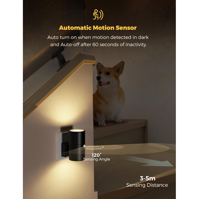 LOHAS-LED Night Light with Motion Sensor, 1 Piece, Night Light