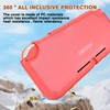 DLseego Case for Switch Lite, Anti Scratch Frosted Translucent White