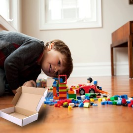 20Pack 12x9x4 Shipping Boxes, Corrugated Cardboard Mailing Box for Small Business, Tab Locking Malier Box for Literature Packing