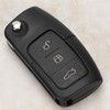 Black 3 Buttons Locking 433MHz Remote Car Control Key with