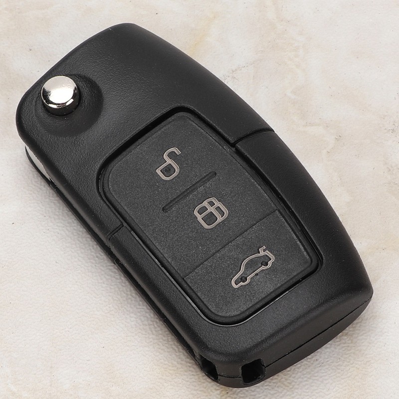 Black 3 Buttons Locking 433MHz Remote Car Control Key with