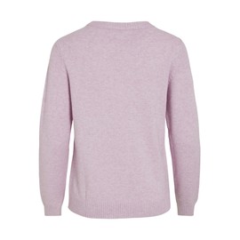 Vila Women's Viril O-Neck L/S Knit Top-Noos, Winsome Orchid, L