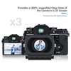 JJC Camera LCD Viewfinder, 3X Magnification Camera Screen Viewfinder with