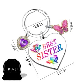 Sister Gifts Funny Gifts For Sister Sisters Gifts From Sister Brother Cool Keychain Gifts For Adult Sister Big Sister Little Sister Gifts Birthday Present Stocking Stuffers For Sister