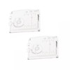 Bequilter 2PCS Bobbin Cover Plate Compatible with Janome, Kenmore, Elna,