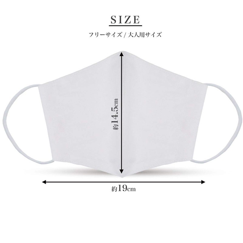 Asahi Kasei Smooth and Comfortable Mesh Cloth Mask with Adjuster,