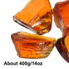 sourcing map Fire Glass for Fire Pit, 5-8cm(2"-3.1") High Luster