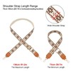 Wide Purse Strap Women Adjustable Replacement Bag Straps Embroidery Guitar