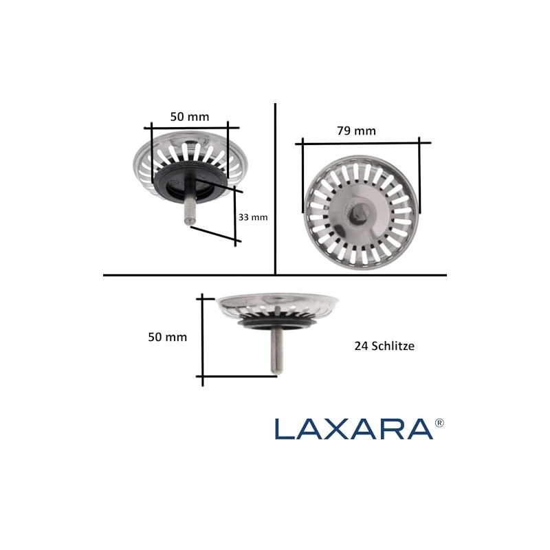 Blanco Sieve Basket 3.5 Inch Manual Flat Multiray LB 120380