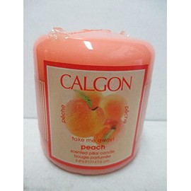 Calgon TAKE ME Away Peach Scented Candle 2.8" X 3"