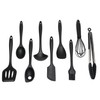 Chef Craft Premium Silicone Cooking Tongs, 12 inch, Black