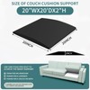 YOZAIUUI 2Pcs 50 X 50cm Sofa Cushion Support: High-Density Sofa