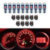 Lecctso 10PCS T5 LED Lights for Car Dashboard, T5 37