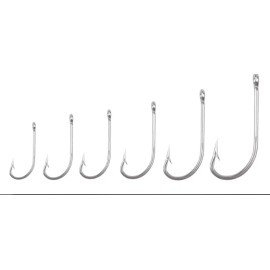 Extreme Fishing 25 Stainless Hooks 34007SS O'Shaughnessy Tuna Mahi Ballyhoo Trolling Lure Pack - 3/0