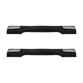 Flylin Pack of 2 Suitcase Handles Replacement, 20 cm / 7.9 Inch Length Plastic Suitcase Handle with 8 Screws, Ergonomic Travel Suitcase Pull Handles, Black Replacement Handle for Luggage Suitcase
