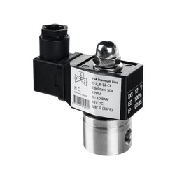 FSA Solenoid Valve Stainless Steel 304 1/8 Inch 12 V DC 0-10 Bar EPDM Closed without Electricity