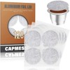 CAPMESSO Espresso Foils -Coffee Pod Seal Lids to Reusable Nespresso