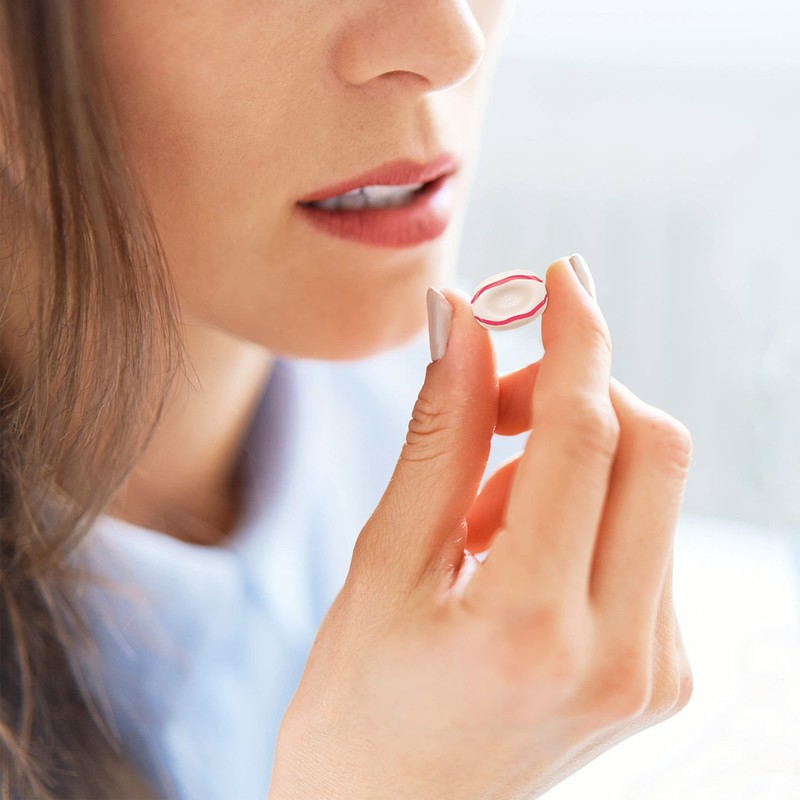 HALLS Throat Soothing (Previously HALLS Breezers) Creamy Strawberry Throat Drops,