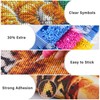 AIRDEA Orange Cat Bookshelves Acrylic Full Drill Diamond Painting Kits