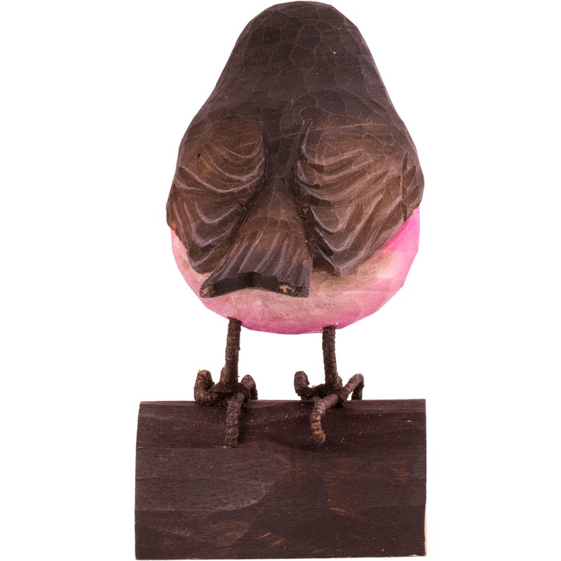 WILDLIFEGARDEN Wildlife Garden WG4813 DecoBird Rose Punter - Hand Carved