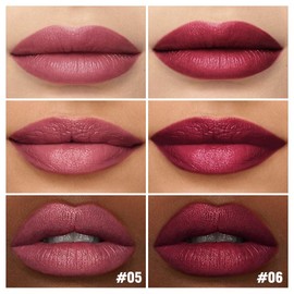 IATMOMOD 2Pcs Matte Lipstick Crayon Set for Women, 24 Hour Mauve Cherry Red Lipstick Lip Liner Pencil Long Lasting Waterproof Smudge Proof, Neutral lip liner marker Easy Application Full Coverage