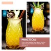 Zerodeko Cocktail Glasses Pineapple Design Vintage Glassware Smooth Rim Direct
