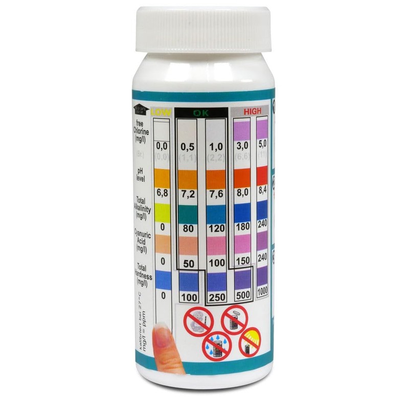 POOL Total 5 in 1 Pool Test Strips - 50