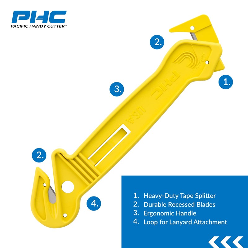 Pacific Handy Cutter EBC2 Dual Head Concealed Safety Cutter, Safe