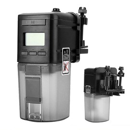 Automatic Fish Feeder Fish Turtle Feeder for Aquarium Fish Tank Vacation Weekend Fish Food Dispenser Auto Fish Feeder with Automatic Digital Timer for Flake Pellets Aquarium Fish Tank