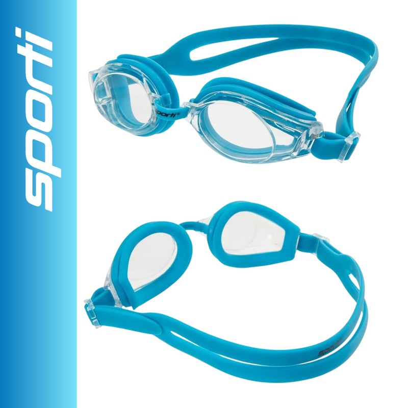 Sporti Antifog Plus Goggle - Clear Lens Teal Frame