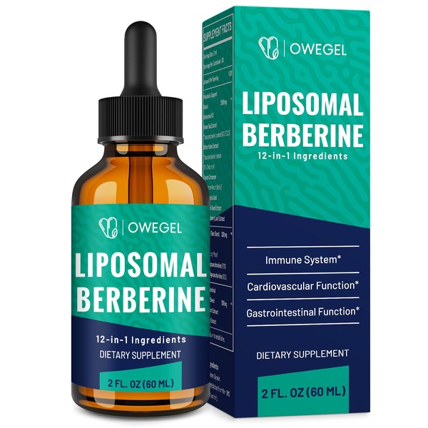 owegel Berberine HCL Supplement with Ceylon Cinnamon - Highly Absorbable