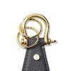 Bonaventura Shackle Key Chain, charcoal gray