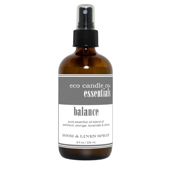Eco Candle Co. Essentials Room & Linen Spray, Balance, 8