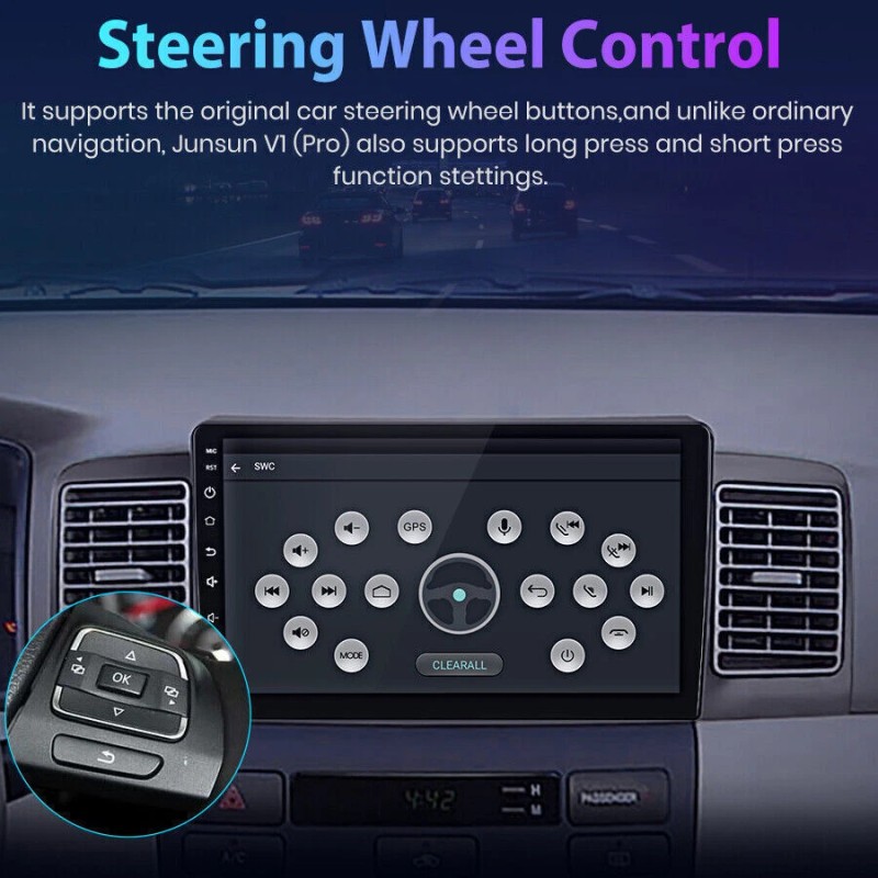 Unbranded For Toyota Corolla 2003-2008 Android 13 Car Stereo Radio