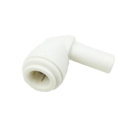 John Guest 3/8" OD X 3/8" OD Stem Push to Connect 90° Elbow Fitting PP221212WHD