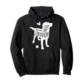 Labrador Retriever Lover Black Lab Gift design Fetch gift Pullover Hoodie