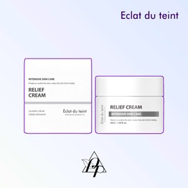 Eclat Dutant Relief Millet Acne Regeneration Trouble Calming Cream 50ml 💜Relief Cream 50ml / 에끌라뒤땅 릴리프 좁쌀여드름 재생 트러블 진정크림 50ml 💜릴리프크림 50ml