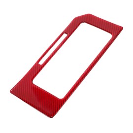 TUCKBOLD ABS Schaltknauf Knopf Abdeckung für Ford F150 15-20 Konsole Getriebepanel Steuerung Aufkleber Dekor Innenraum Zubehör Carbon Fiber Schwarz